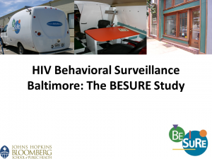 HIV Behavioral Surveillance Baltimore: The BESURE Study